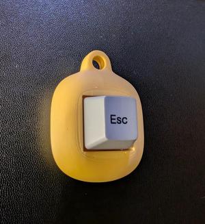 Keyboard Fidget Switch Tester Keychain 1x1   