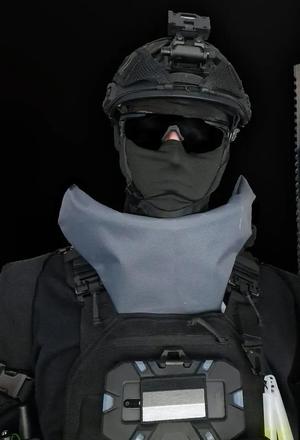 Heavy Collar Armor/Ballistic Neck Guard Prop   