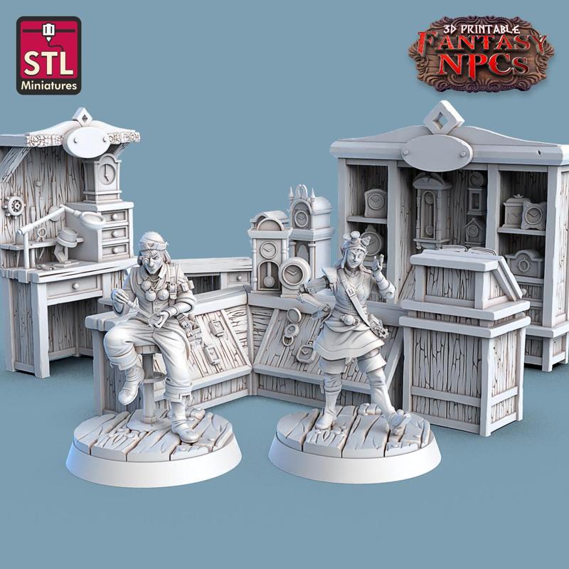 Fantasy NPCs - ClockWorkers Set