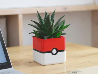 Pokemon Planter - Pokeball Minimal Planter