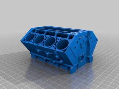 ZR1 Engine Block Card Holder Easier Print
