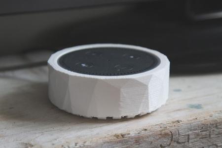 Low Poly Amazon Echo Dot cover/holder/wall mount