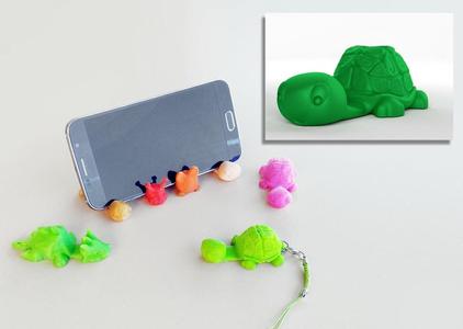 Tortoise  Keychain / Smartphone Stand 