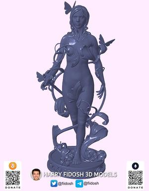 Romalla Erotic Dryad (Free DnD Miniature)