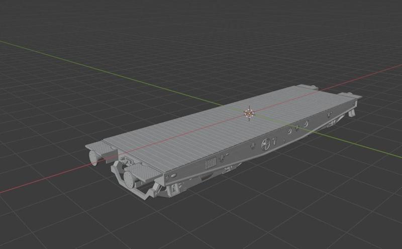 H0 1-87 scale Rlmmps freight car
