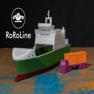 RoRo Line a Roll on Roll off ship