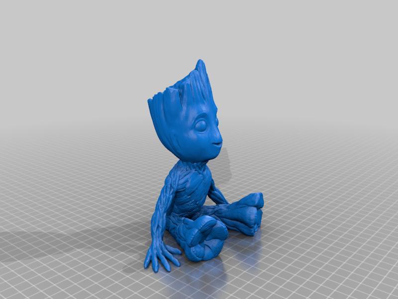 Smiling Baby Groot Deo Holder / Plant Pot
