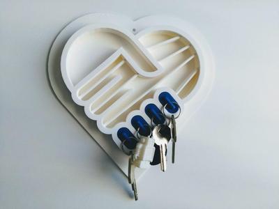 e-Nable Wall Key Holder