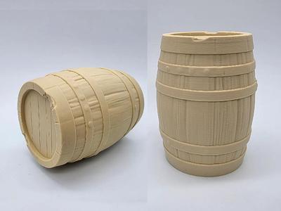 High Detail Cask - No Supports   