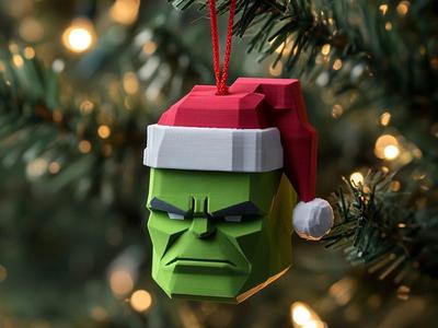 Hulk Christmas Tree Ornament
