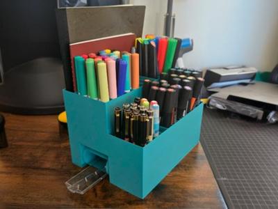 Pen holder for 96 markers, pens, and brushes