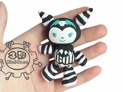 Kuromi BeetleJuice Sanrio Kawaii Flexi Fidget