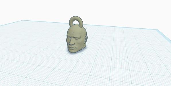 The Rock Keychain   