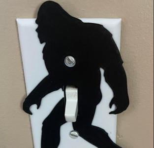 Bigfoot / Sasquatch / Yeti Lightswitch cover