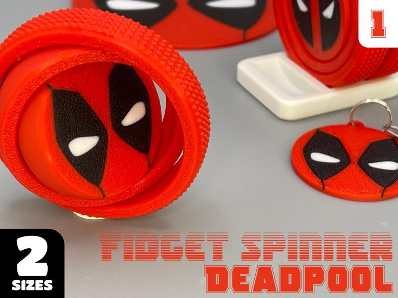 Deadpool Textured Fidget Spinner [Style 1]