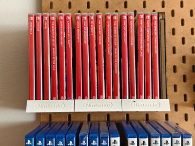 IKEA Skadis Nintendo Switch 6 Games Holder