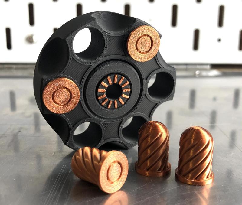 Fidget spinner Revolver cylinder