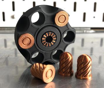 Fidget spinner Revolver cylinder