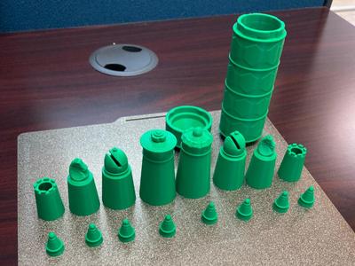Nesting Chess Pieces with Case