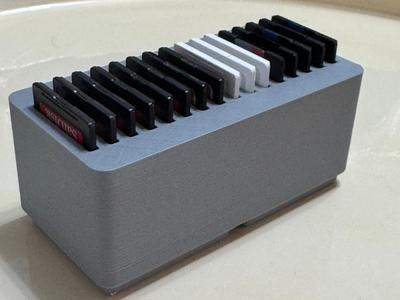 Gridfinity - SD Card Holder - 2x1