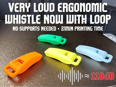 Ergonomic Design Loud Pocket Whistle