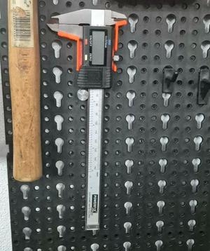 Parkside lidl peg board digital caliper holder