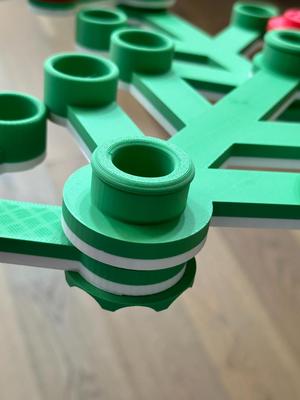 Giant Lego Wreath Removeable Connectors