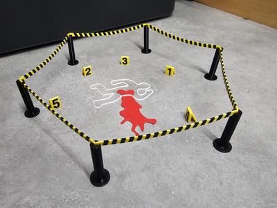 Crime scene - Playmobil size