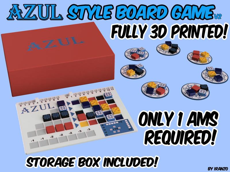 AZUL Style Board Game (V2)