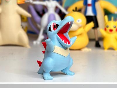 Totodile (Pokemon) Multiparts 45mm tall