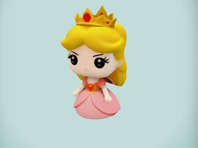 Princess Peach - Super Mario - Funko Pop Style