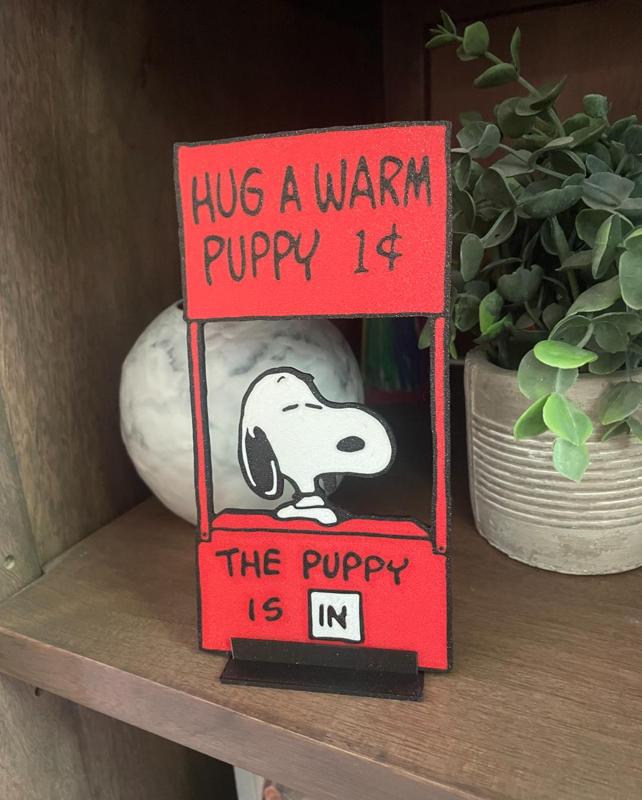 Snoopy Display / 3 color / Hug a puppy / Funny