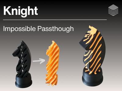Knight Chess Piece Impossible Passthrough