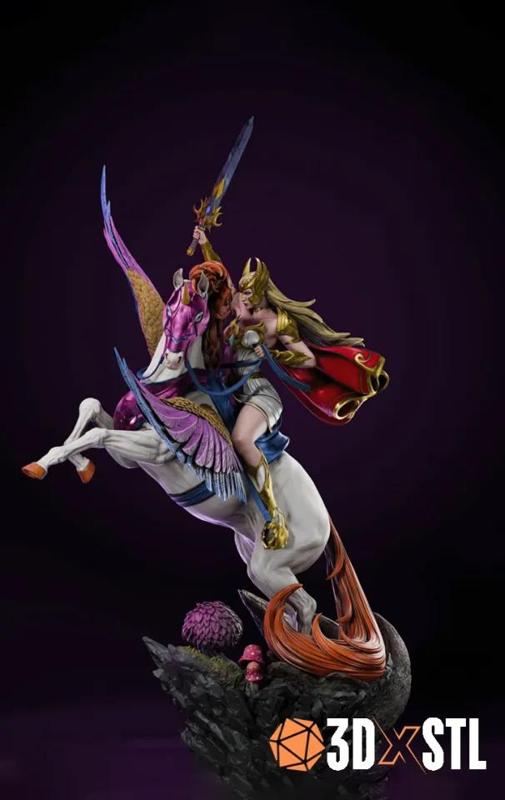 She-ra and Princess Of Power STL Epic 3D Model   