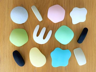 Geometric Coat Hooks