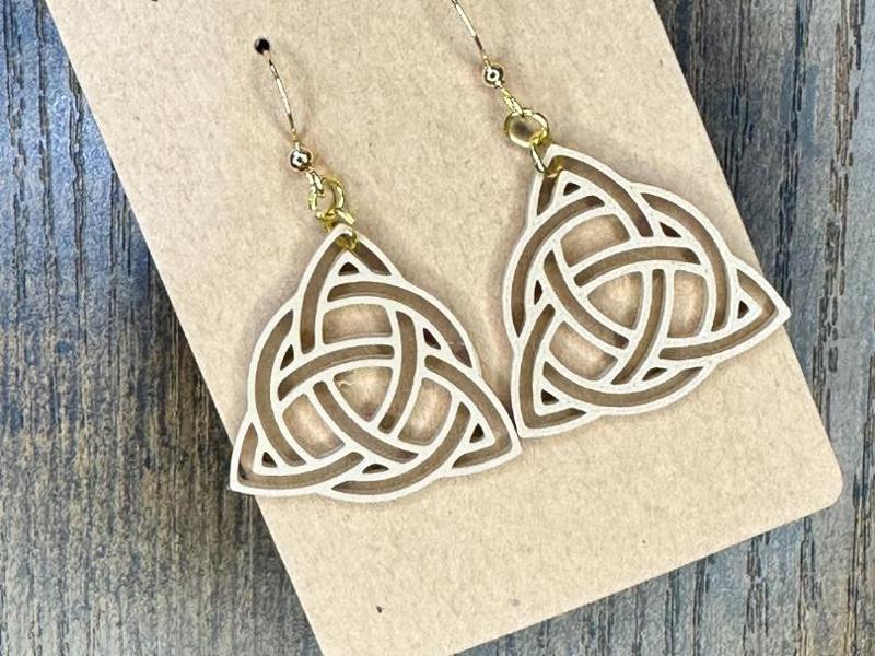 Trinity Knot Keychain/Earrings
