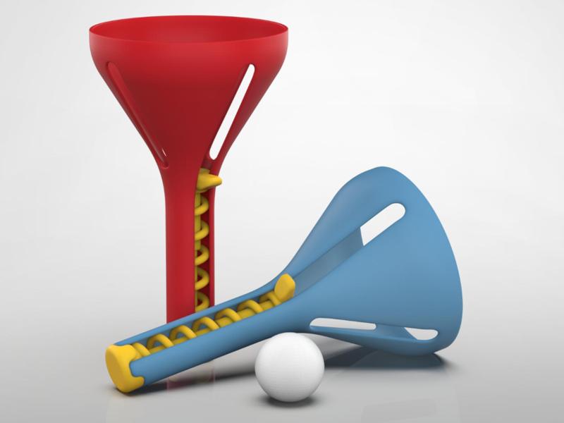 Ping pong ball shoot and catch game