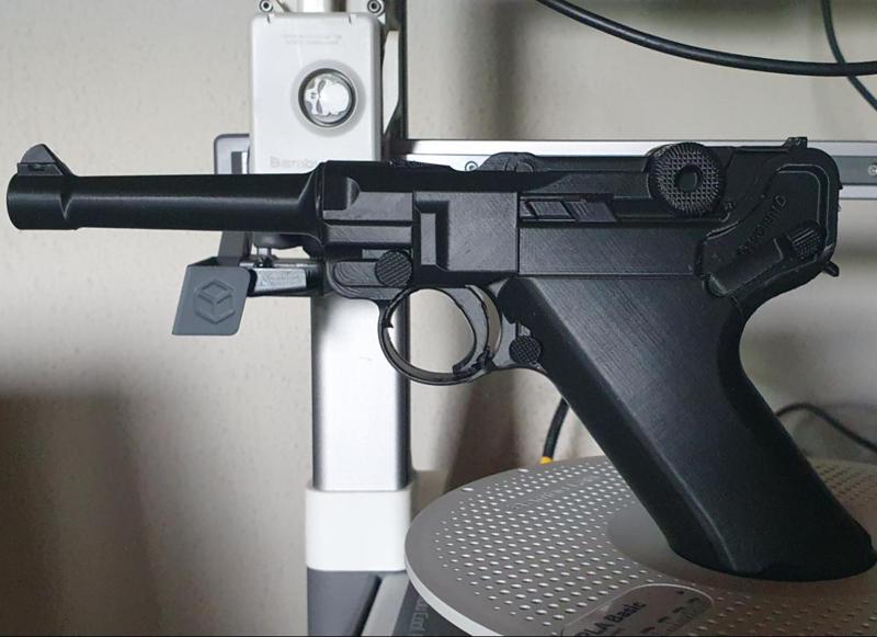 Luger P08 Starr printed standing with many details