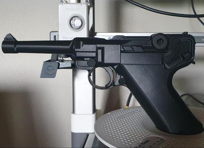 Luger P08 Starr printed standing with many details