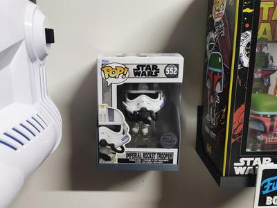 Funko Pop Command Strip Wall Mount Display Stand