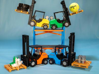 3D Printed RC Forklift - DIY