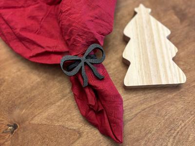 Christmas Bow Napkin Ring