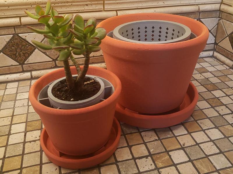 8.7" Jade Planter-w/ Aeration prevents root rot