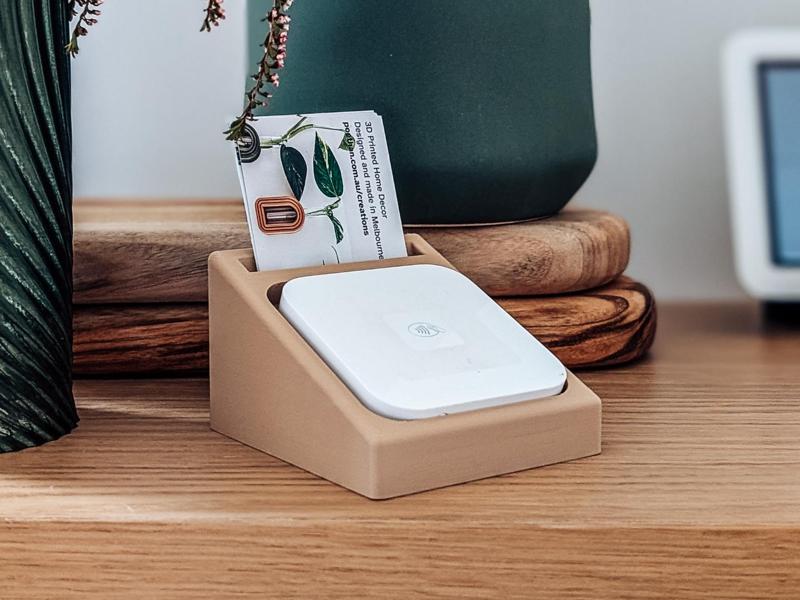 Square Dock and Business Card Holder