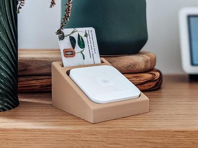 Square Dock and Business Card Holder