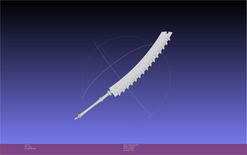 NIER Kaine Sword Printable Assembly