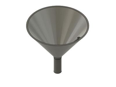 simple vented funnel 20mmx150mmx150mm