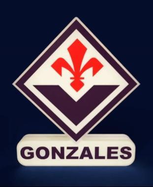 A.F.C. Fiorentina Sign – LED Strip Compatible