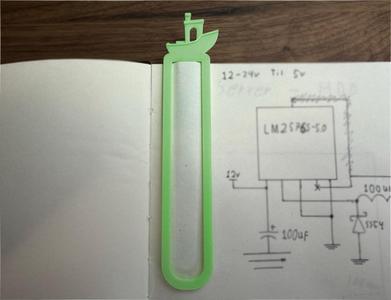 Benchy Bookmark