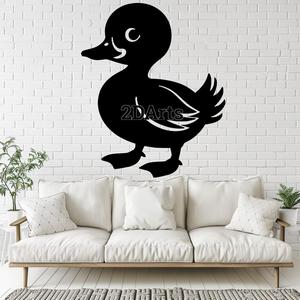 Duckling 2D Wall Art/Window Art - Digital STL & SVG File